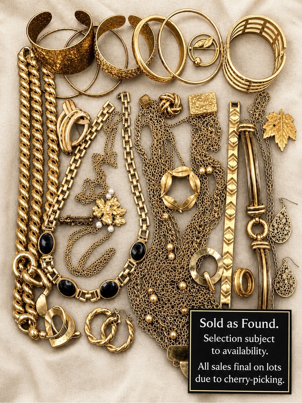 👑 Estate Sale Treasure Box™ | 1 LB Curated Vintage Jewelry Collection - Picture 10 of 10